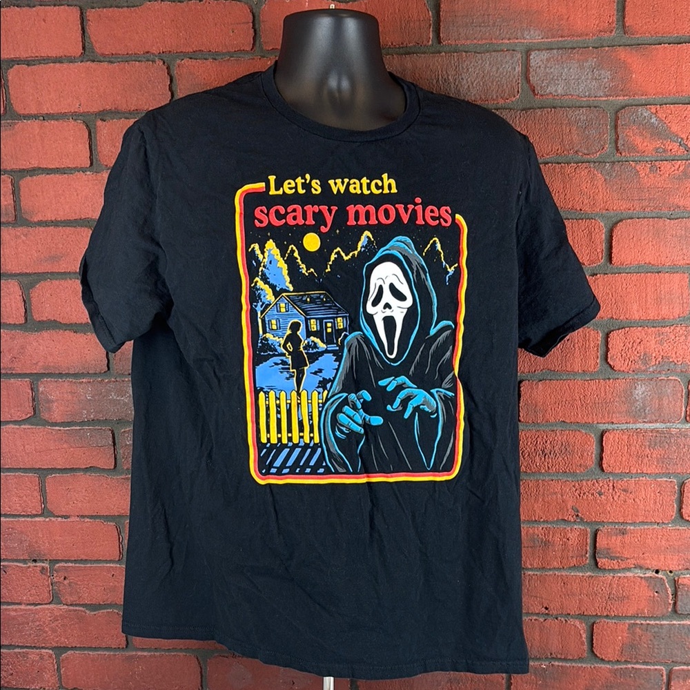 Ghost Face Men's XL Short Sleeve‎ Shirt – Graphic, Horror, Casual